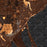 Duluth Minnesota Map Print in Ember Style Zoomed In Close Up Showing Details