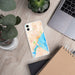 Custom Duluth Minnesota Map Phone Case in Watercolor