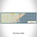 Flat View of Map Custom Duluth Minnesota Map Enamel Mug in Woodblock