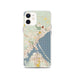Custom Duluth Minnesota Map iPhone 12 Phone Case in Woodblock