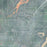 Dundee Oregon Map Print in Afternoon Style Zoomed In Close Up Showing Details