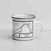 Right View Custom Dundee Oregon Map Enamel Mug in Classic