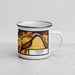 Right View Custom Dundee Oregon Map Enamel Mug in Ember