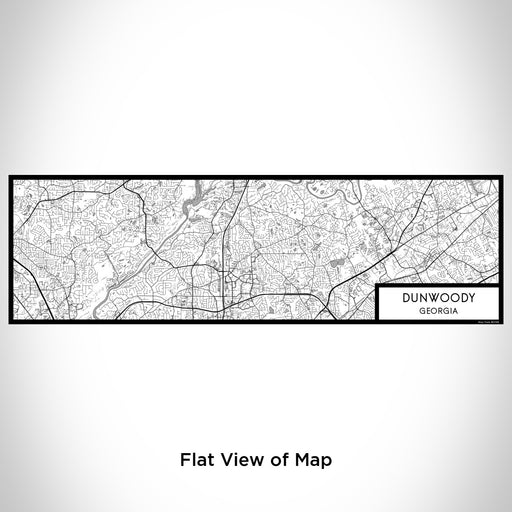 Flat View of Map Custom Dunwoody Georgia Map Enamel Mug in Classic