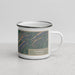 Right View Custom Durango Colorado Map Enamel Mug in Afternoon