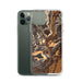 Custom Durango Colorado Map Phone Case in Ember on Table with Laptop and Plant
