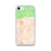 Custom Durango Colorado Map iPhone SE Phone Case in Watercolor