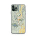 Custom Durango Colorado Map Phone Case in Woodblock