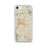 Custom Durham North Carolina Map iPhone SE Phone Case in Woodblock