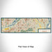 Flat View of Map Custom Eagan Minnesota Map Enamel Mug in Woodblock