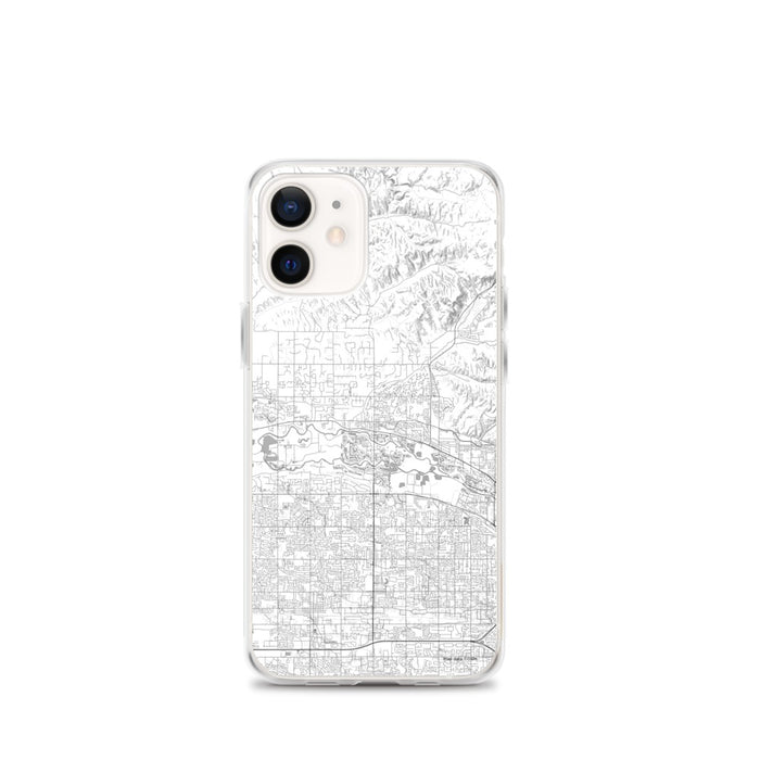 Custom Eagle Idaho Map iPhone 12 mini Phone Case in Classic