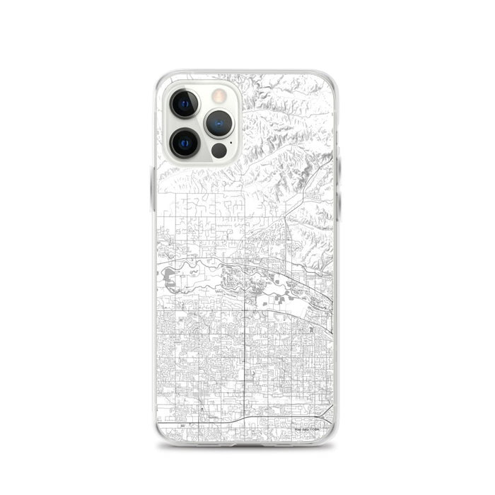 Custom Eagle Idaho Map iPhone 12 Pro Phone Case in Classic