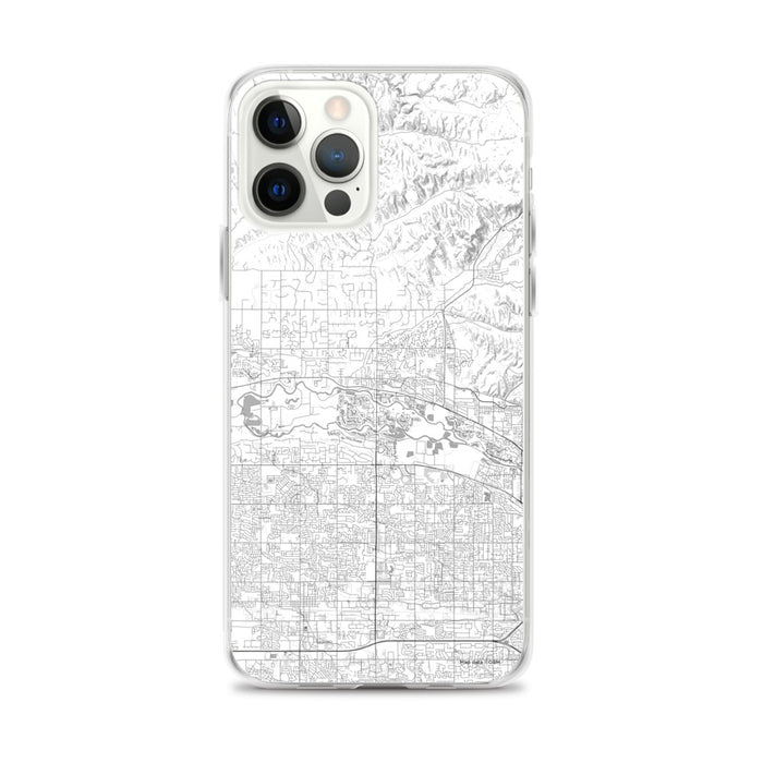 Custom Eagle Idaho Map iPhone 12 Pro Max Phone Case in Classic