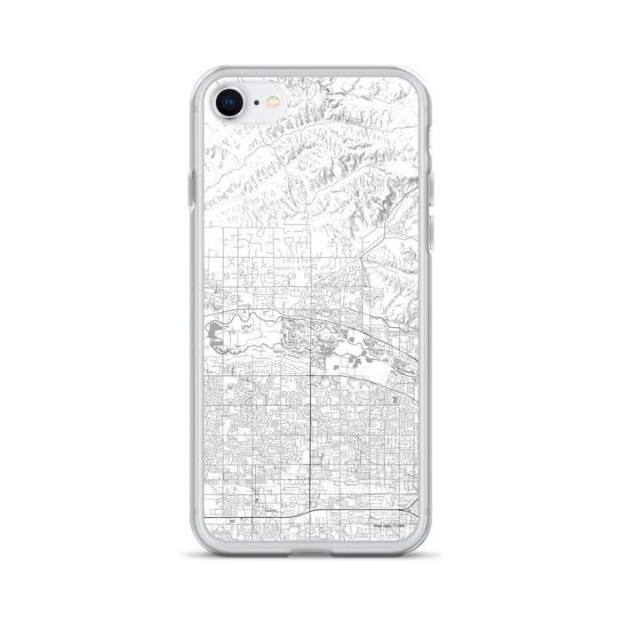 Custom Eagle Idaho Map iPhone SE Phone Case in Classic