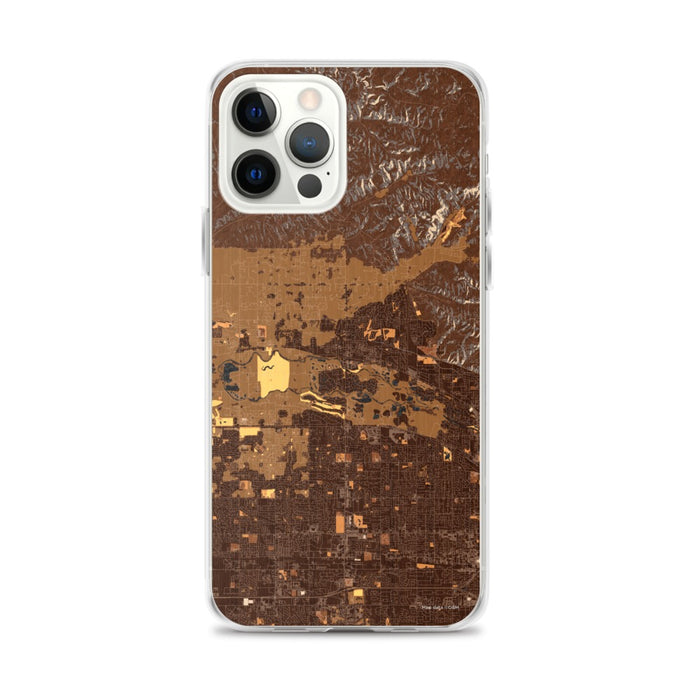 Custom Eagle Idaho Map iPhone 12 Pro Max Phone Case in Ember