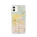 Custom Eagle Idaho Map Phone Case in Woodblock