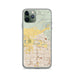 Custom Eagle Idaho Map Phone Case in Woodblock