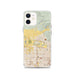 Custom Eagle Idaho Map iPhone 12 Phone Case in Woodblock