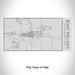Rendered View of East Helena Montana Map Engraving on 17oz Stainless Steel Insulated Cola Bottle