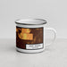 Right View Custom East Helena Montana Map Enamel Mug in Ember