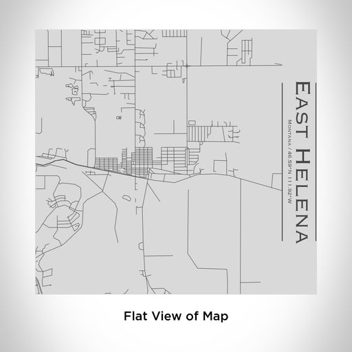 Rendered View of East Helena Montana Map Engraving on 17oz Stainless Steel Insulated Tumbler
