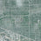 East Lansing Michigan Map Print in Afternoon Style Zoomed In Close Up Showing Details