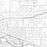 East Lansing Michigan Map Print in Classic Style Zoomed In Close Up Showing Details