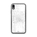 Custom East Lansing Michigan Map Phone Case in Classic