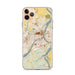 Custom Easton Pennsylvania Map Phone Case in Woodblock