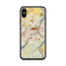 Custom Easton Pennsylvania Map Phone Case in Woodblock