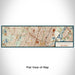 Flat View of Map Custom East Orange New Jersey Map Enamel Mug in Woodblock