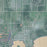 Eastsound Washington Map Print in Afternoon Style Zoomed In Close Up Showing Details