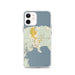Custom Eastsound Washington Map Phone Case in Woodblock