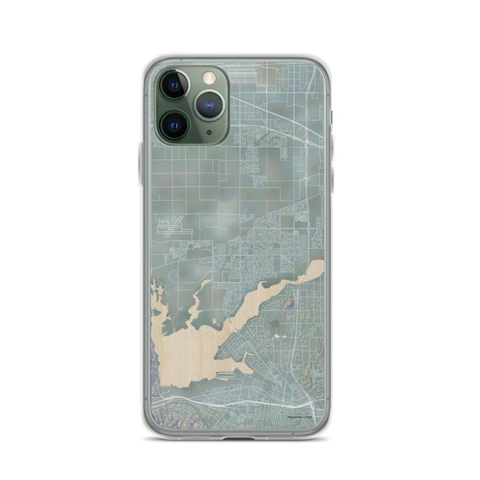 Custom iPhone 11 Pro Eastvale California Map Phone Case in Afternoon