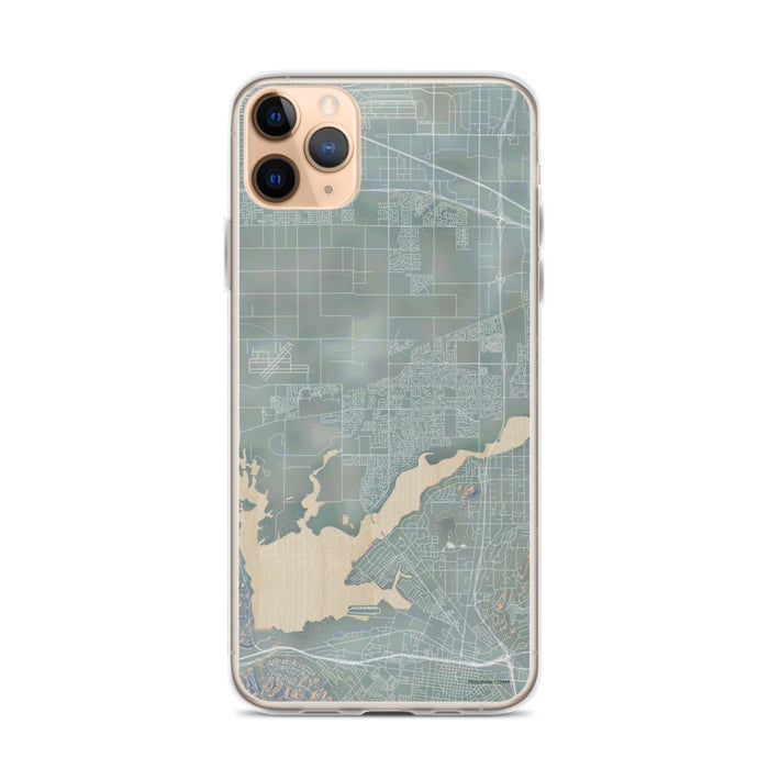 Custom iPhone 11 Pro Max Eastvale California Map Phone Case in Afternoon