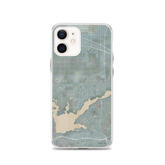 Custom iPhone 12 Eastvale California Map Phone Case in Afternoon