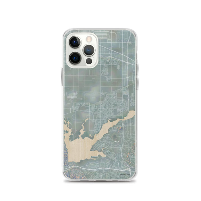 Custom iPhone 12 Pro Eastvale California Map Phone Case in Afternoon