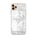 Custom iPhone 11 Pro Max Eastvale California Map Phone Case in Classic