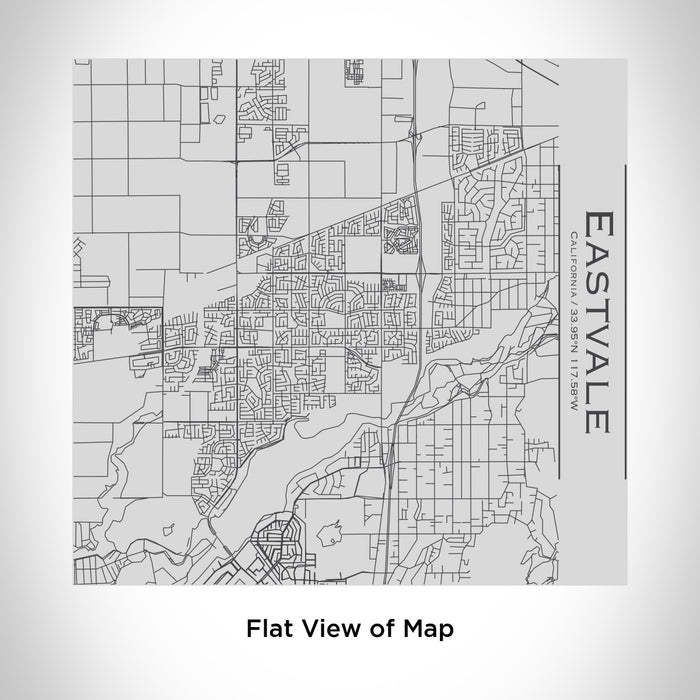 Eastvale - California Engraved Map Tumbler — JACE Maps