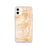 Custom iPhone 11 Eastvale California Map Phone Case in Watercolor