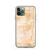 Custom iPhone 11 Pro Eastvale California Map Phone Case in Watercolor