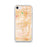 Custom iPhone SE Eastvale California Map Phone Case in Watercolor