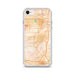 Custom iPhone SE Eastvale California Map Phone Case in Watercolor