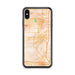 Custom iPhone XS Max Eastvale California Map Phone Case in Watercolor