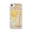 Custom iPhone SE Eastvale California Map Phone Case in Woodblock