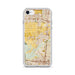 Custom iPhone SE Eastvale California Map Phone Case in Woodblock