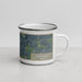 Right View Custom Eatonton Georgia Map Enamel Mug in Afternoon