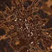 Eatonton Georgia Map Print in Ember Style Zoomed In Close Up Showing Details