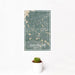 12x18 Eden Prairie Minnesota Map Print Portrait Orientation in Afternoon Style With Small Cactus Plant in White Planter