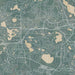 Eden Prairie Minnesota Map Print in Afternoon Style Zoomed In Close Up Showing Details